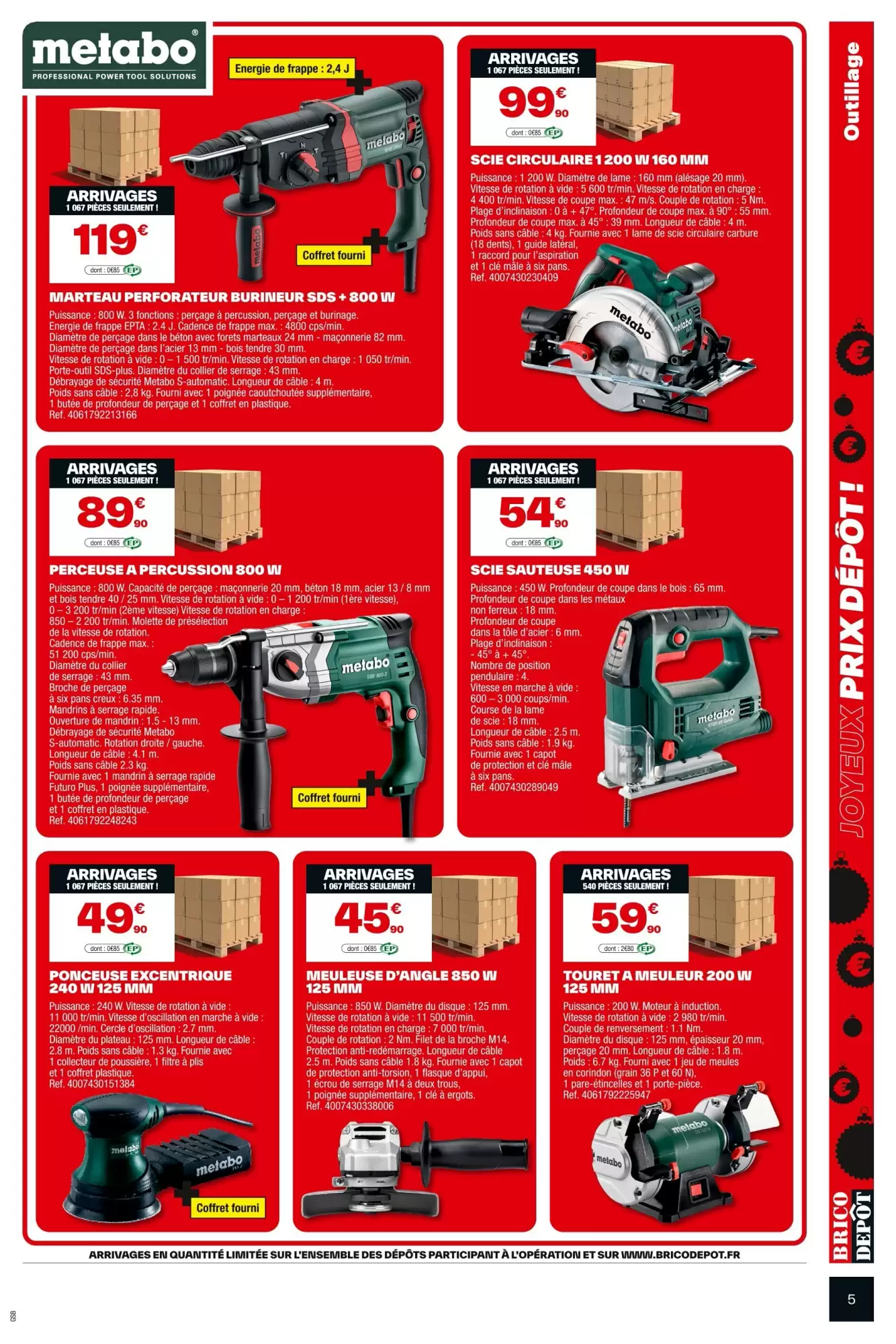 🛠️ Brico Dépôt JOYEUX PRIX DÉPÔT | Decembre 2025 Promos