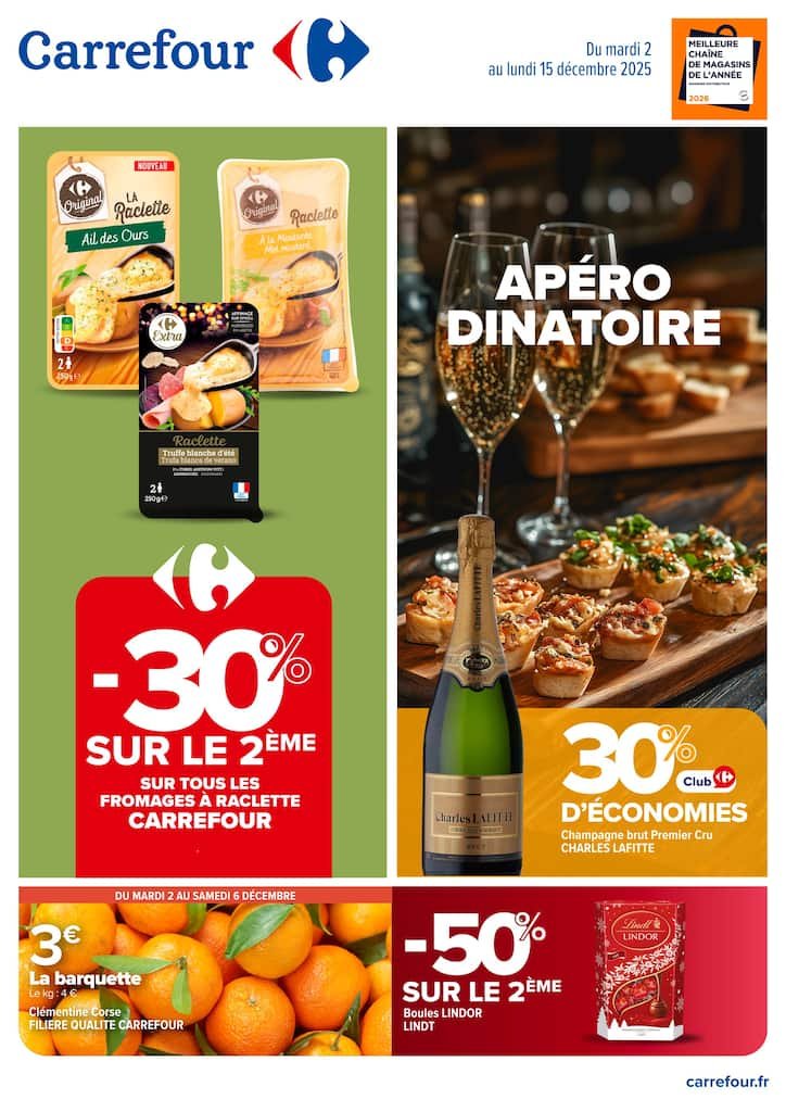🧀Carrefour Apéro | Catalogue Dinatoire 2025
