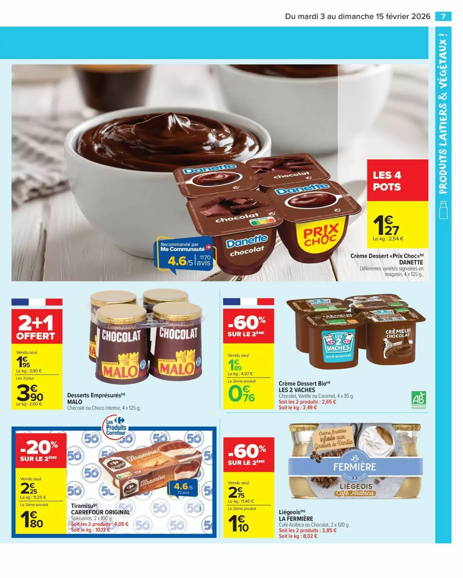 🥣Carrefour Market : -60% Skyr, -30% saumon, + bons