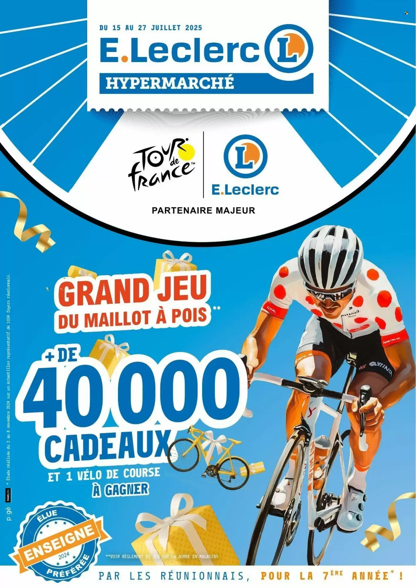E.Leclerc 🚴 Jeu du maillot à pois 🎯 | +40.000 cadeaux