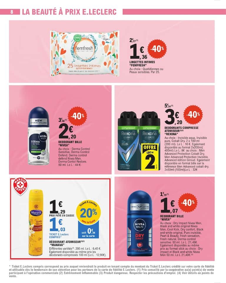 🧼Catalogue E.Leclerc : -80% sur Finish + promos jeu 2,5M€