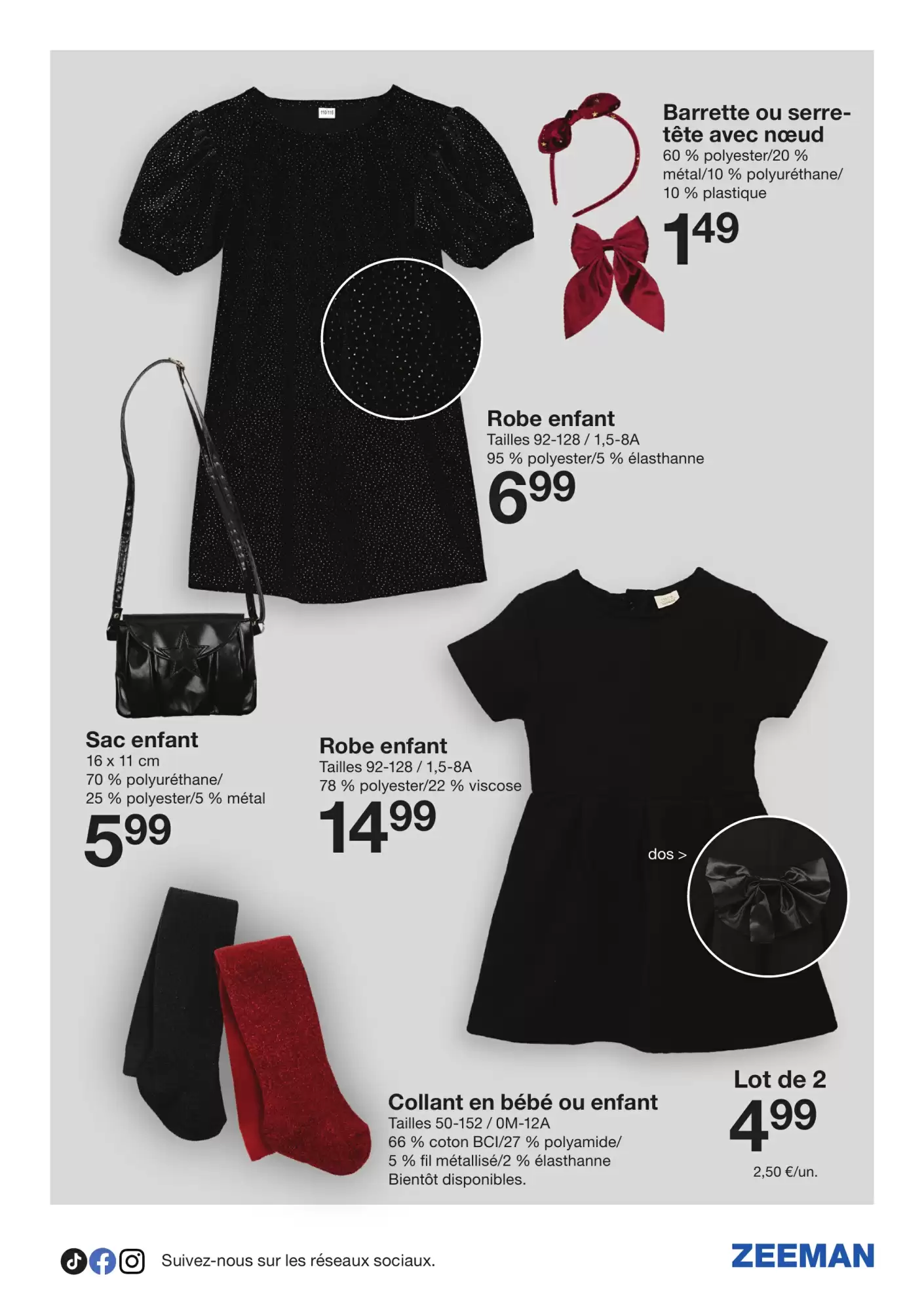 👗Zeeman Catalogue 🎉 Tenues de Fête & Déco à Petits Prix