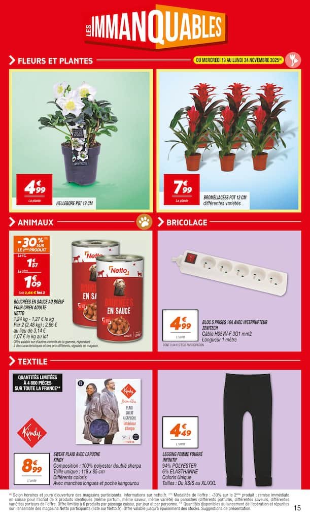 🧀Netto Prospectus | Les Immanquables 🛒 Promo Emmental & Réductions Carte