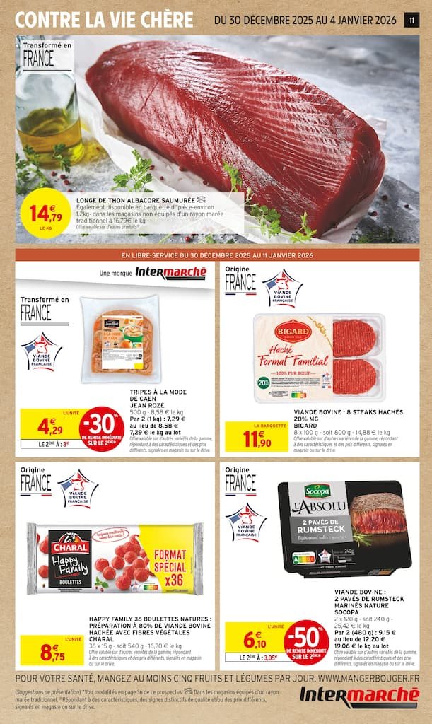 📅 Intermarché Catalogue du 30/12 au 11/01 – Bons Plans