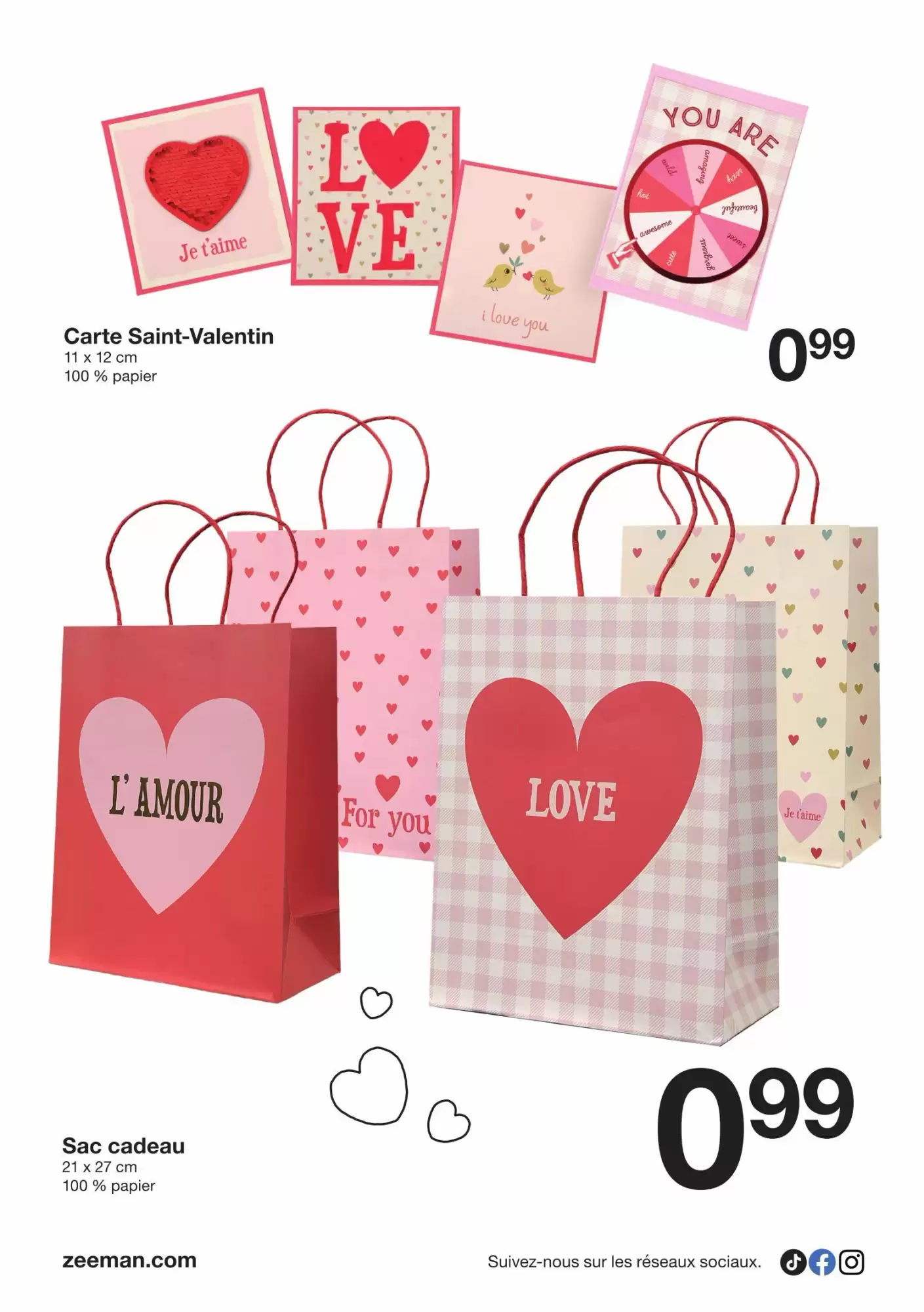 🧥ZEEMAN Catalogue : Collection enfants à cœurs – du 17 au 30 janv.