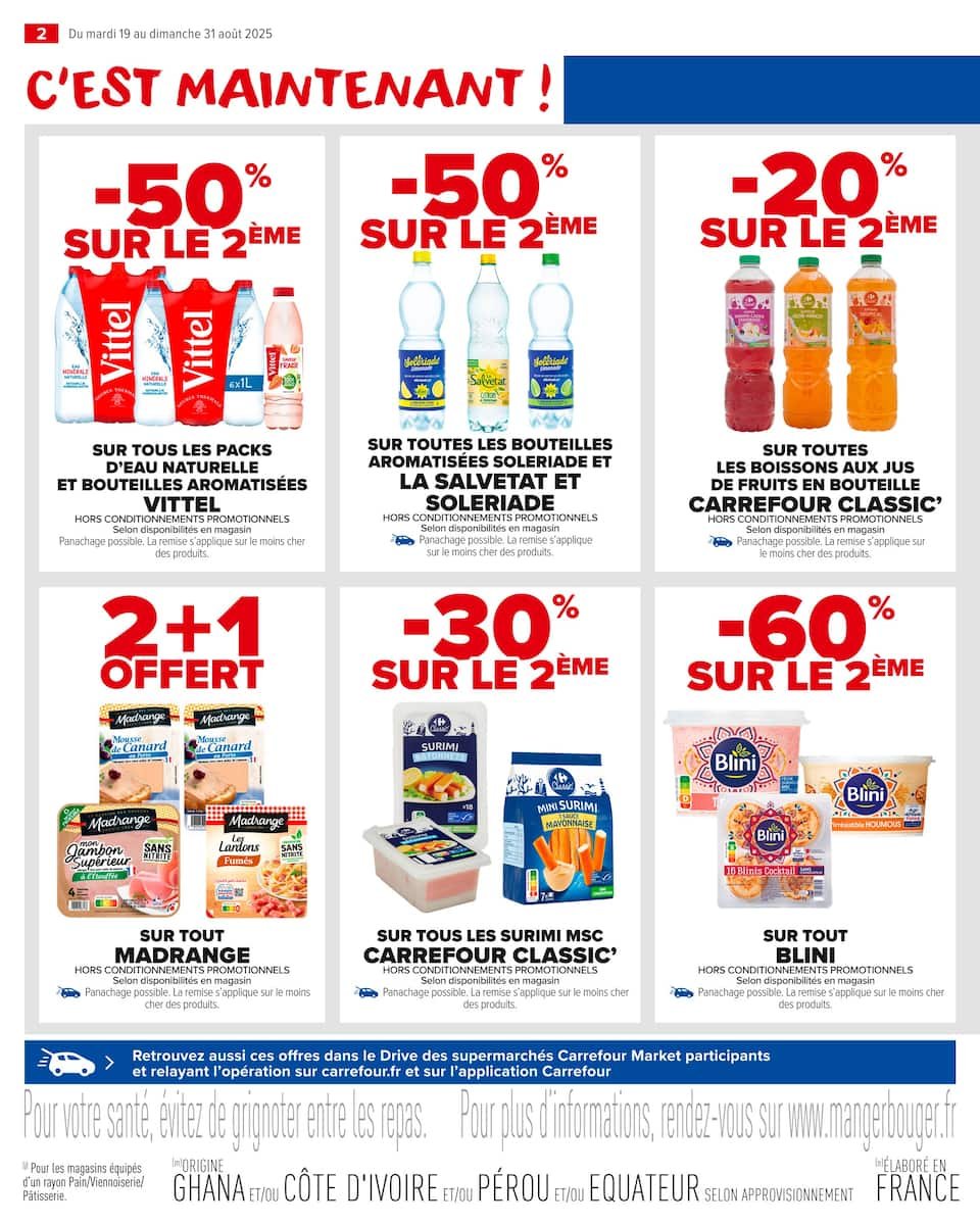 🛒 Carrefour Market Août | Offres Fraîcheur & Prix Mini!