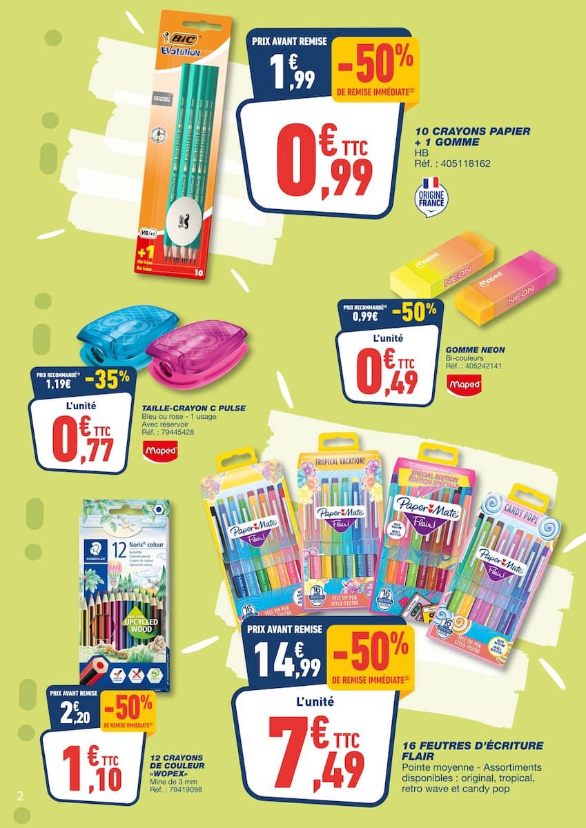 Bureau Vallée ✏️ Jusqu’à -60% sur la rentrée!