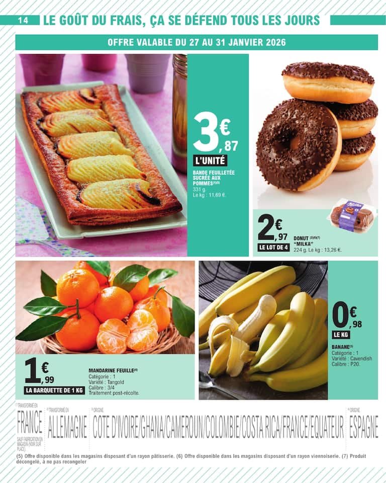 🍫E.Leclerc : bons plans cuisine – farine & pâte à tartiner