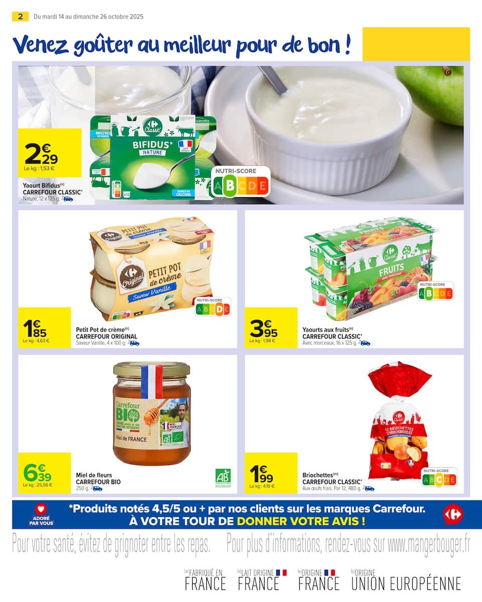 🎉 Carrefour Catalogue | Venez goûter le gala au meilleur pour de bon ! 🍇🧀
