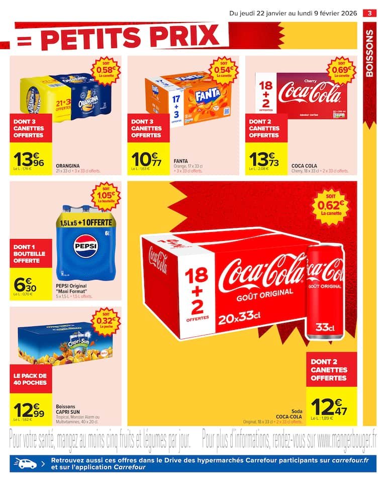 🧺Catalogue Carrefour : gros volumes, petits prix – café & lessive