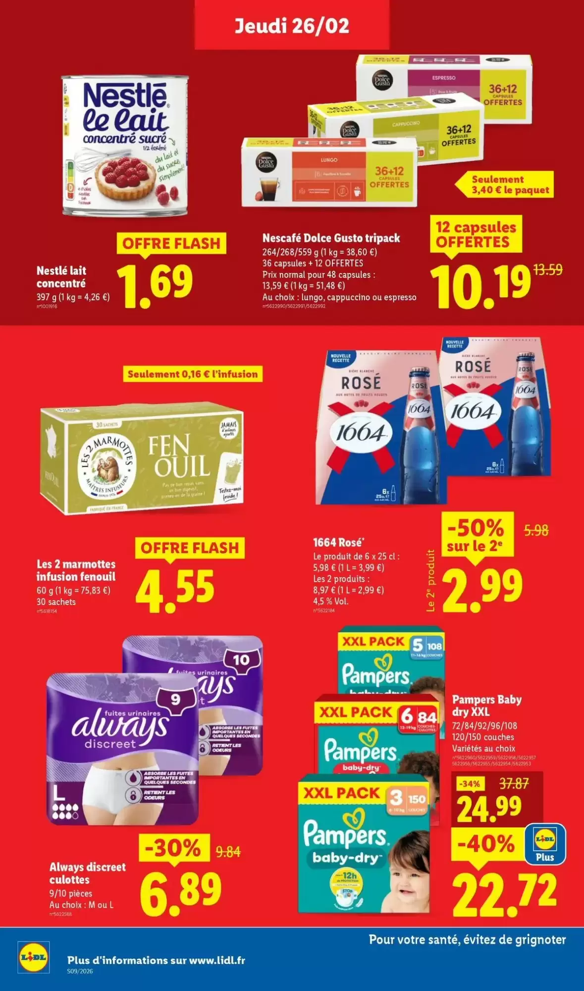🛒 Lidl Flyer | 🔥 Offres du 26 fév. au 4 mars